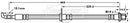 Borg & Beck Brake Hose  - BBH7615 fits Lexus RX 03-06