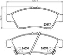 Mintex Brake Pad Set fits -Suzuki MDB2326 (also fits other vehicles)