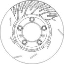 Disctech Brake Disc (Single) - Fits Porsche - ABD3848 - Rear Axle Right