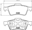 Mintex Brake Pad Set fits -Nissan Renault MDB2281 (also fits other vehicles)
