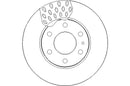 Disctech Brake Disc (Single) - Fits Iveco - ABD2991 - Front Axle