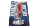Maypole Side Lamp - Red/White
