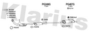 Klarius PG249G - Box With Centre Pipe  - Fits Peugeot 205 1.6i