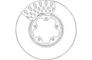 Disctech Brake Disc (Single) - Fits Ford - ABD3130 - Front Axle