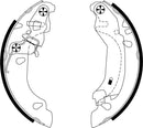 Mintex Brake Shoes fits -Fiat MFR545 (also fits other vehicles)