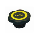 High Tech Parts Oil Filler Cap - Black/Yellow - Ford Zetec - POBC18