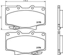Mintex Brake Pad Set fits -Toyota MDB1695 (also fits other vehicles)