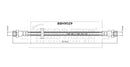 Borg & Beck Brake Hose - BBH9029