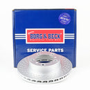 Borg & Beck Brake Disc Single  - BBD6001S fits Porsche Boxster 2.7 11/04-