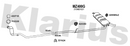 Klarius MZ400G - Box With Tail Pipe  - Fits Mercedes E300 3.0TDi
