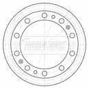 Borg & Beck Brake Drum - BBR32565