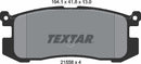 Textar Brake Pad Set - 2155801