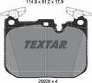 Textar Brake Pad Set - 2502805