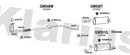 Klarius GM548W - Centre Pipe  - Fits Opel Corsa 1.3CDTi