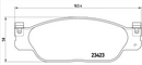 Brembo Brake Pad Set - P36012