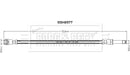 Borg & Beck Brake Hose - BBH8977