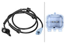 HELLA 6PU 358 217-231 Sensor, wheel speed - 2-pin connector