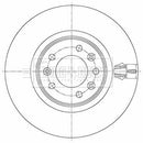 Borg & Beck Brake Disc Pair  - BBD5469 fits PSA Dispatch, Expert 04/16-