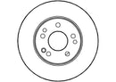 Disctech Brake Disc (Single) - Fits Mercedes-benz - ABD2678 - Front Axle