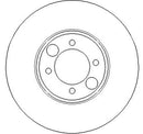 Disctech Brake Disc (Single) - Fits Daimler, Renault - ABD2689 - Rear Axle