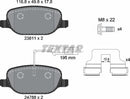 Textar Brake Pad Set - 2381101