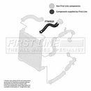First Line Turbo Hose  - FTH1531 fits RR Sport 3.6 V8