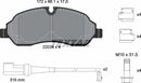 Ford, Brake Pad Set - Textar 22034012425301
