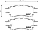Mintex Brake Pad Set fits -Nissan MDB2716 (also fits other vehicles)