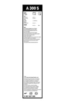 Bosch Aerotwin Front Wiper Blade Set - 600/340mm - A300S