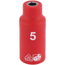 Draper Expert 5MM VDE 1/4" Insul. Socket - 31164