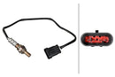 HELLA 6PA 358 221-361 Lambda Sensor - 4-pin connector