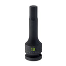 Carlyle Hand Tools 3/8 Drive 10mm Hex 60mm long impact socket - CISH3810M