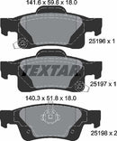 Textar Brake Pad Set - 2519601