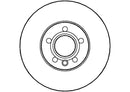 Disctech Brake Disc (Single) - Fits Ford - ABD2103 - Front Axle