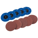 Draper ALU-Oxide Disc 75mm Assort(10) - 75621