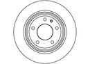 Disctech Brake Disc (Single) - Fits Alpina, Bmw - ABD3494 - Rear Axle