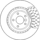 Disctech Brake Disc (Single) - Fits Audi, Jaguar - ABD3257 - Rear Axle