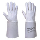 Portwest Premium Tig Welding Gauntlets - Grey - Large - A520GRRL