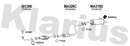 Klarius 301396 - Front Pipe For Cat  - Fits Mazda Premacy 1.8i
