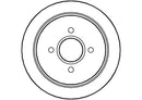 Disctech Brake Disc (Single) - Fits Audi, Ford - ABD3492 - Rear Axle