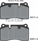 Textar Brake Pad Set - 2021703