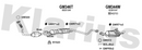 Klarius GM346T - Box With Centre Pipe  - Fits Opel Zafira 2.0Di