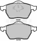 Borg & Beck Brake Pad Set -  BBP1696 fits Volvo 850, C70/S70/V70