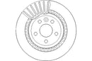 Disctech Brake Disc (Single) - Fits Bmw, Volvo - ABD3109 - Rear Axle