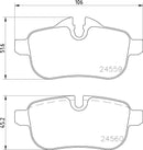 Mintex Brake Pad Set fits -BMW MDB2947 (also fits other vehicles)