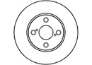 Disctech Brake Disc (Single) - Fits Toyota - ABD2224 - Front Axle