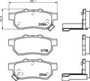 Mintex Brake Pad Set fits -Honda MDB1616 (also fits other vehicles)