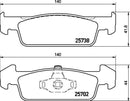 Mintex Brake Pad Set fits -Dacia Renault MDB3375 (also fits other vehicles)
