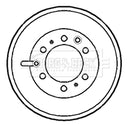 Borg & Beck Brake Drum  - BBR7126