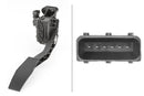 HELLA 6PV 010 946-361 Sensor, accelerator pedal position - for left-hand drive vehicles - 6-pin connec
